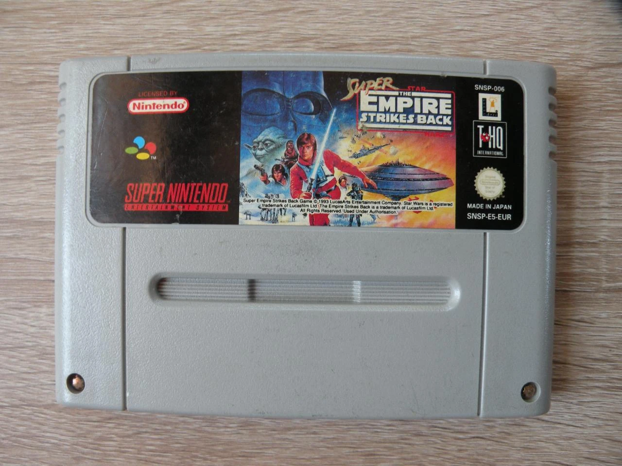 Jeu Super Star Wars The Empire Strikes Back Super Nintendo (SNES)